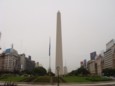 O Obelisco de Buenos Aires.