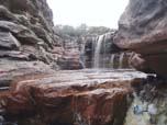 Uma das inúmeras cachoeira do Rio Espalhado.