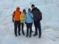 Herbert, Camila, Marisa e Rafael. Toda a familia no mini trekking.
